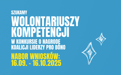 9. edycja Nagrody Wolontariat Kompetencji